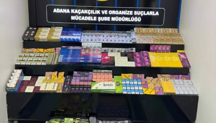 Adana’da 56 Bin Paket Kaçak Sigara Ele Ge geçirildi